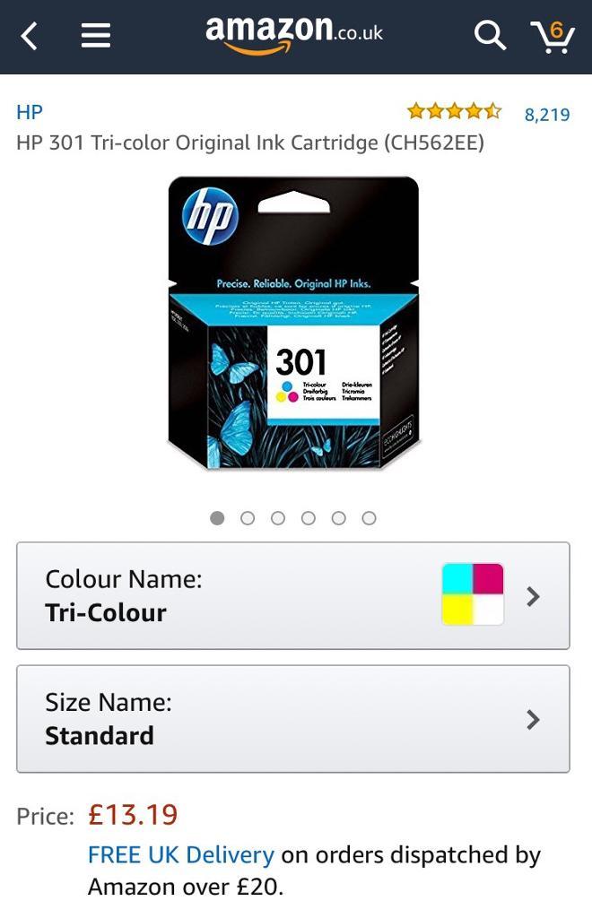 hp 301 amazon